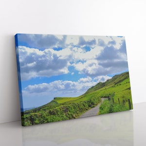 Irish Countryside Canvas Print, Nature Photography, Ireland Landscape, Office Wall Art, Northern Ireland