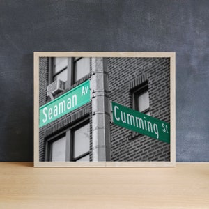Naughty Wall Art Print | Adult Humor, Crossroads Decor, Funny Man Cave Art, Home Bar Sign, Dirty Words