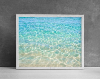 Greek Ocean Print | Milos, Serene Home Decor, Aegean Sea, Peaceful Wall Art, Greece Photography