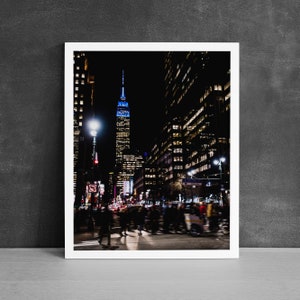 Empire State Building Photography Print, Office Wall Art, Manhattan Art Print, New Home Art, NYC Architecture