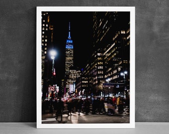 Empire State Building Photography Print, Office Wall Art, Manhattan Art Print, New Home Art, NYC Architecture