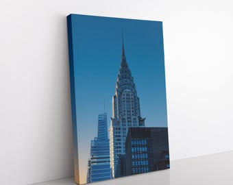 Chrysler Building Canvas Print, Art Deco New York City Photography