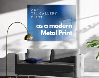 Lebendiges Metall Art Print, TJL Gallery, modernes Wanddekor