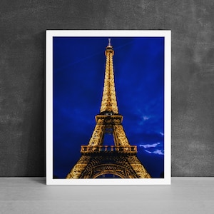 Eiffel Tower Print, Fine Art Photography, Paris Home Decor, Gift for Her, France Wall Art