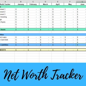Net Worth Template | Excel Download