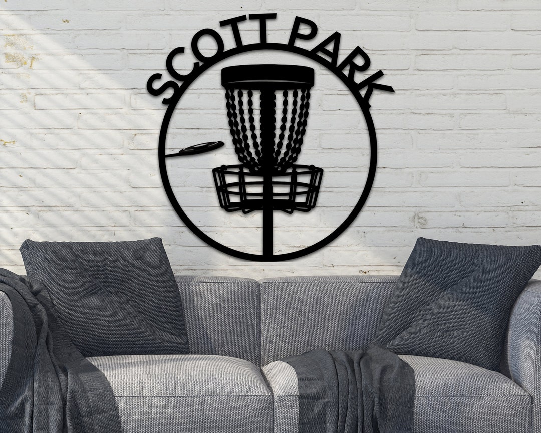 Custom Disc Golf Wall Signdisc Golfgiftgolfcustom Metal Etsy