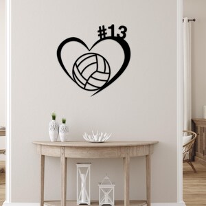Custom Volleyball Sign, Volleyball Wall Sign, Volleyball Sport Sign, Wall Decor, Sports Decor, Volleyball Sport, Metal Sign, Volleyball
