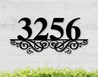 Address Sign, Metal Address Sign, Metal House Numbers, Metal Welcome Sign, House Numbers, Metal Numbers, Personalized Address Sign, Porch