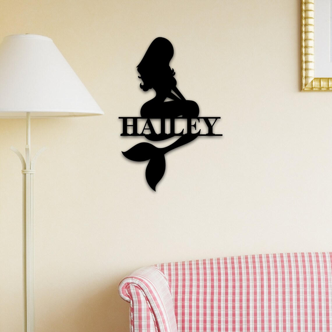 Custom Wall Sign wall decor Mermaid sign Mermaidocean Etsy