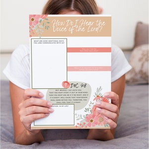 How Do I Hear the Voice of the Lord? Printable Lesson Worksheet. YW Lesson. Lesson Print. Come Follow Me.