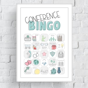 General Conference BINGO for the Church of Jesus Christ of Latter Day Saints. Fun activity to keep kids interested in Conference!