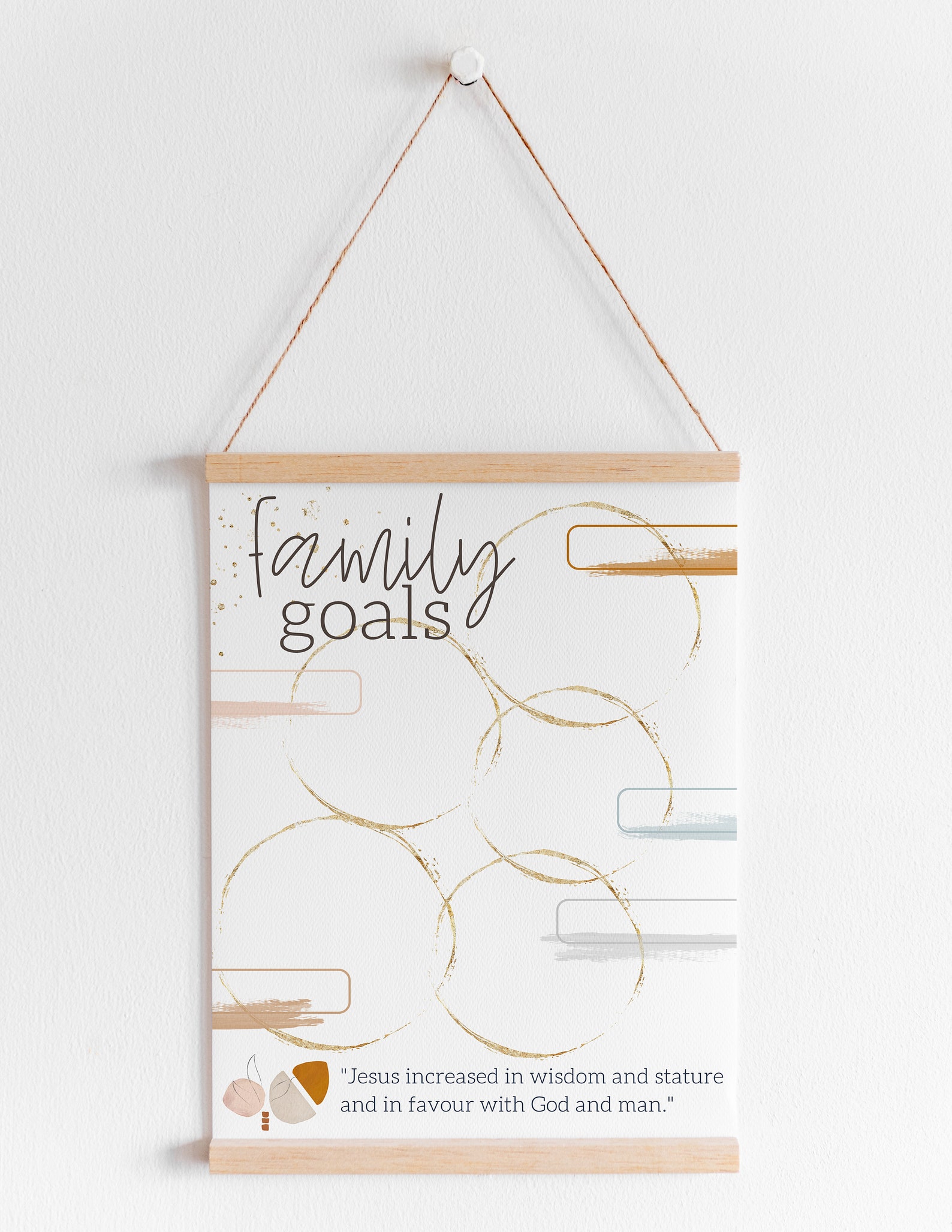 Family Goals Printable. Come Follow Me. Etsy