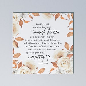 How Can I Become More Fully Committed To The Lord. Printable Handout YW Lesson Quote Print. September Lesson Print. Come Follow Me.