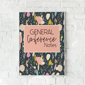 General Conference Notebook Journal. The Church of Jesus Christ of Latter Day Saints Conference Workbook.