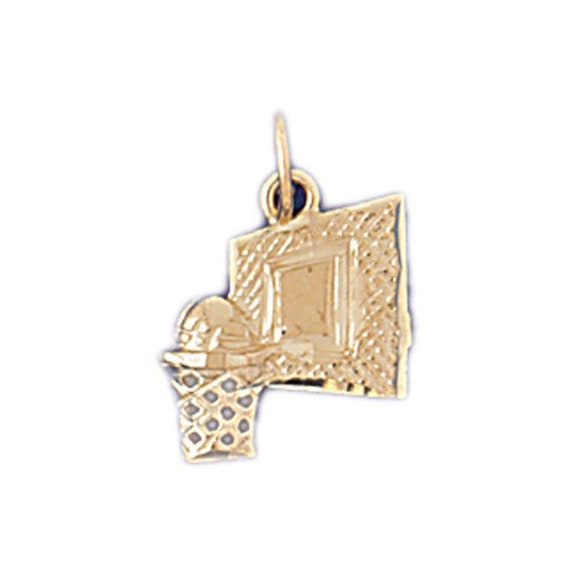 Gold basketball charm best sale