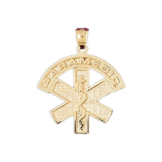 Gold medical best sale pendant