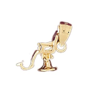 14k Solid Yellow Gold Pendant Medical Necklace Charm