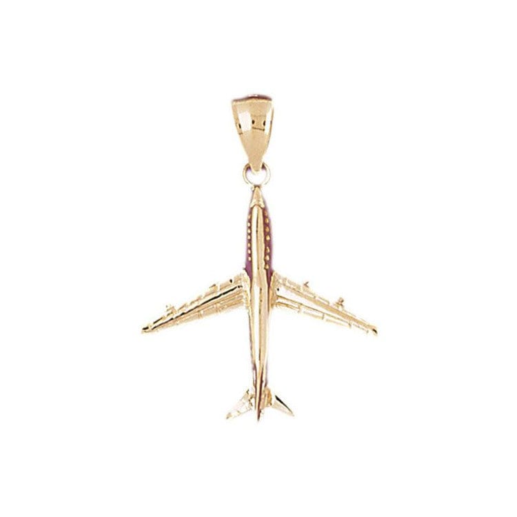 A Diamond and Gold Airplane Charm Pendant, Louis Vuitton « Dupuis