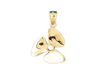Goldia Sterling Silver 3D D/C Boat Propeller Charm Goldia Sterling Silver 3D D/C Boat Propeller Charm