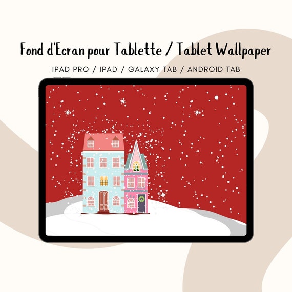 Winter Tablet Wallpaper for Ipad Android Tablet Christmas - Etsy Winter Tablet Wallpaper for Ipad Android Tablet Christmas - Etsy