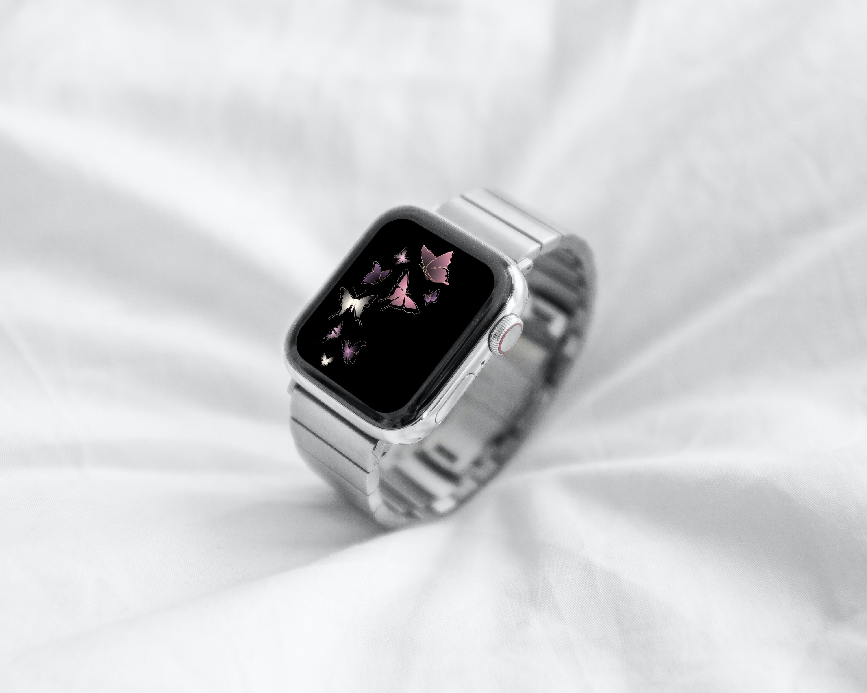 Butterfly Watch Face Wallpaper Custom Smartwatch Wallpaper Etsy