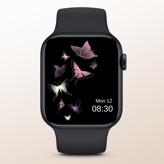 Fondo de pantalla Smartwatch Imagen digital Mariposas - Etsy España