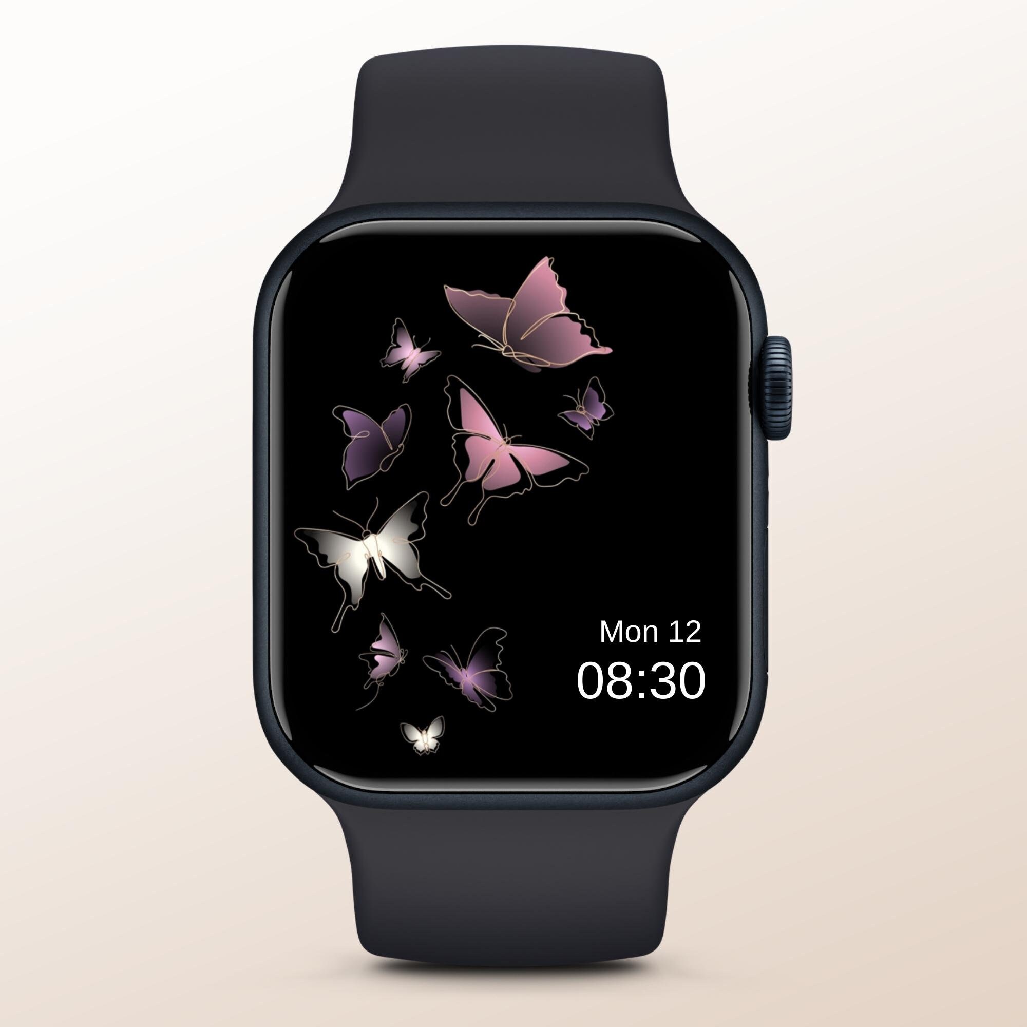 Butterfly Watch Face Wallpaper Custom Smartwatch Wallpaper - Etsy Butterfly Watch Face Wallpaper Custom Smartwatch Wallpaper - Etsy