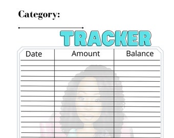 Budget Tracker, Cash Envelope System, Budget Binder, Digital Download