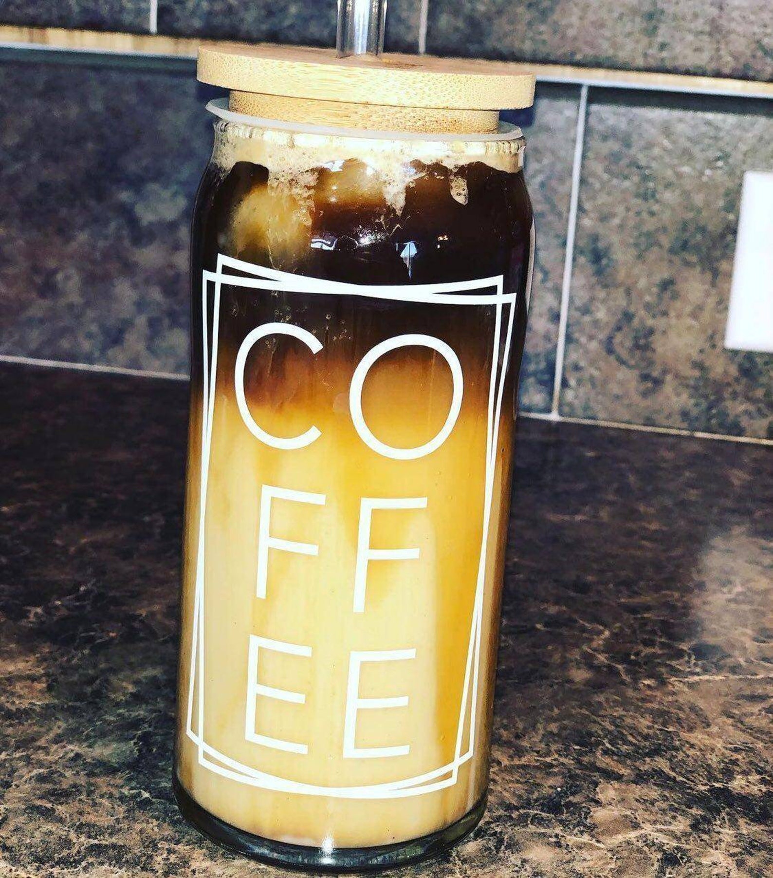 Glass Coffee Mug Coffee Lover Gift Gifts Under 20 Tumbler Etsy