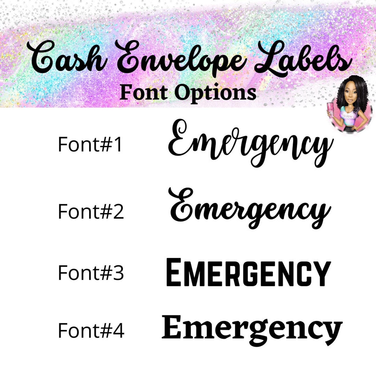 Budget Envelope Labels Custom Labels Vinyl Decals Cash Etsy