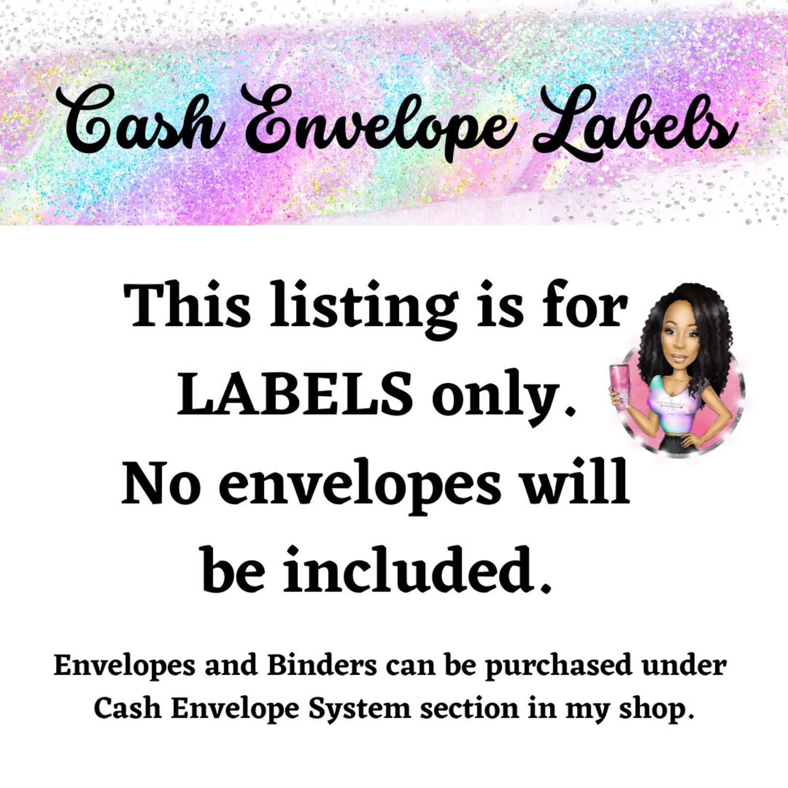 Budget Envelope Labels Custom Labels Vinyl Decals Cash Etsy