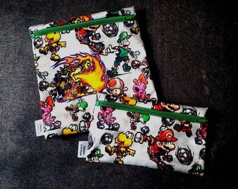 Washable bags - / Mario (4 choices)