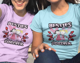 Besties t shirt, besties shirt, best friend gifts, bff gift, bff shirts, best girlfriend shirt, best girlfriend gift, funny shirt