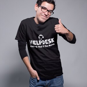 Computer Geek Shirt, Computer Geek Shirt, Computer Geek Shirt, Kunden Support Shirt, Tech Humor, IT Shirt, Computer Shirt, Computer Shirt Bild 3