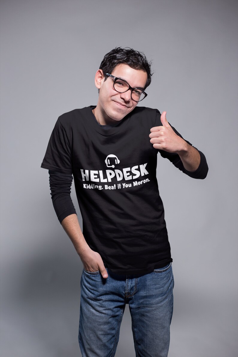 Computer Geek Shirt, Computer Geek Shirt, Computer Geek Shirt, Kunden Support Shirt, Tech Humor, IT Shirt, Computer Shirt, Computer Shirt Bild 3