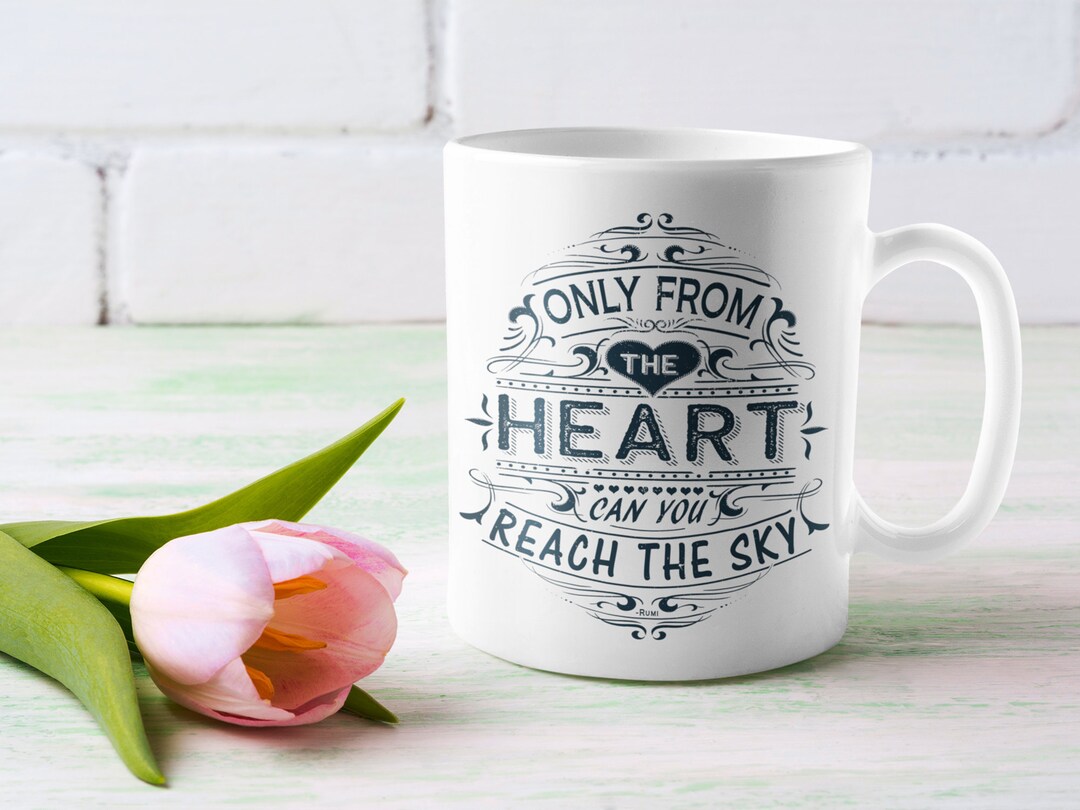 Rumi Mug, Rumi Coffee Mug, Rumi Quote Gift, Inspirational Mug for Her ...