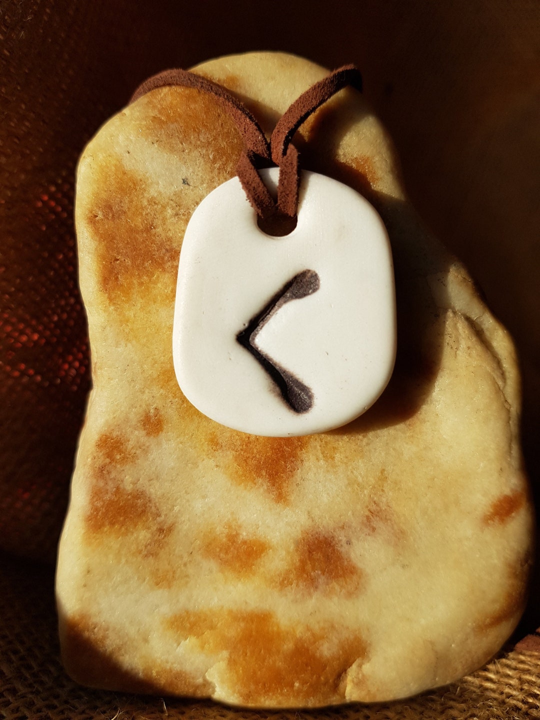 Kenaz Rune Talisman - Creativity, Vision, Enlightenment, Elemental ...