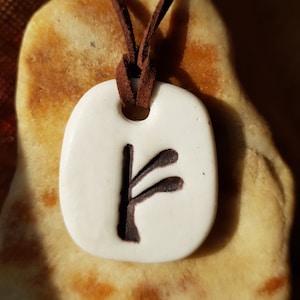Fehu - for money, handmade runic talisman, material and spiritual wealth, energy generator
