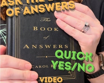 Ask the Book of Answers | Video Reading | Yes or No Questions | Quick Reading | Book of Answers | Bibliomancy | 12-hour delivery