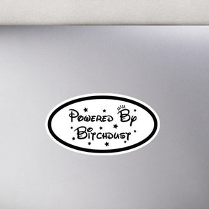 Drivs av Bitchdust Bubbelfria klistermärken