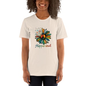 Hippie Soul Retro Short-Sleeve Unisex T-Shirt