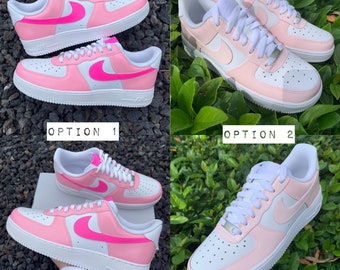 Pink Custom Air Force 1 | Two Options to Choose From