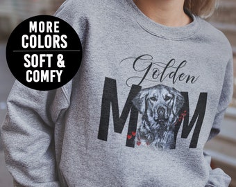Golden Retriever Sweatshirt, Golden Mom, Retriever Mom, Retriever Gift, Golden Mom Sweatshirt, Retriever Lover Gift, Golden Lover Gift