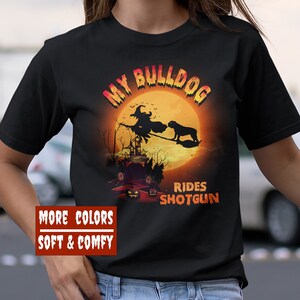 English Bulldog Halloween Shirt, Funny Bulldog Mom Halloween T-Shirt, English Bulldog Mom Shirt, English Bulldog Gift, English Bulldog Lover