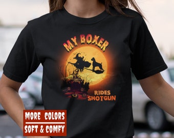Funny Boxer Dog Halloween Shirt, Boxer Dog Mom Halloween Shirt, Boxer Dog Lover Gift, Boxer Dog Tee, Funny Boxer Mom Gift, Dog Mom Halloween