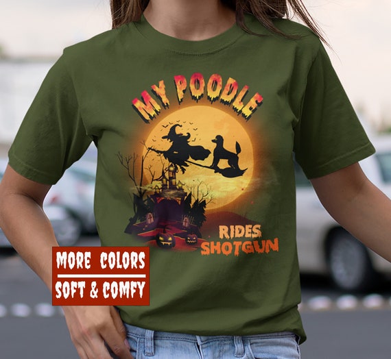 Standard Poodle Halloween Shirt, Poodle Shirt, Funny Poodle Mom Halloween Tee, Dog Mom Shirt, Dog Lover Gift, Dog Lover Shirt, Up to 4XL