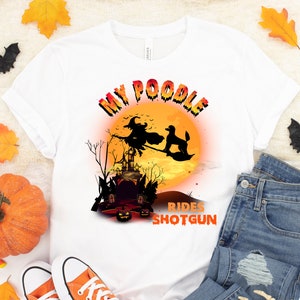 Standard Poodle Halloween Shirt, Poodle Shirt, Funny Poodle Mom Halloween Tee, Dog Mom Shirt, Dog Lover Gift, Dog Lover Shirt, Up to 4XL image 8