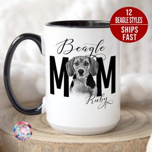 Personalized Beagle Mug, Custom Beagle Mug, Beagle Mom Mug, Beagle Owner Gift, Custom Beagle Mom Gift, Beagle Lover Gift, Beagle Lover Mug
