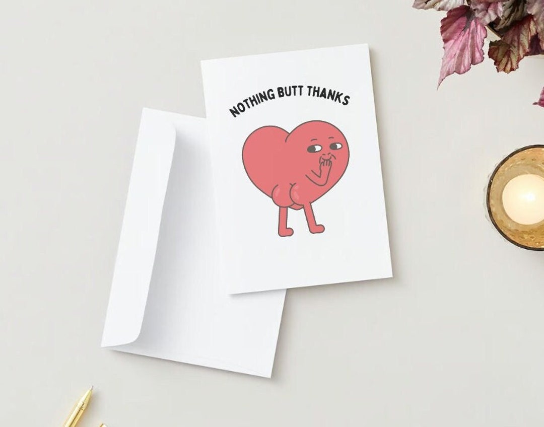 Printable Funny Thank You Card foldable Etsy