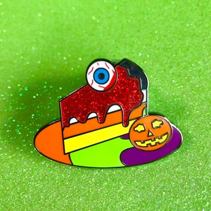 Halloween Cake Hard Enamel Pin